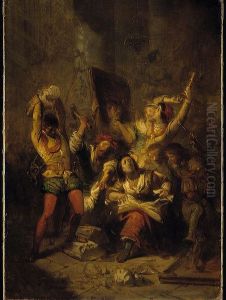 Anno 1566. De beeldenstorm by Johannes Hinderikus Egenberger
