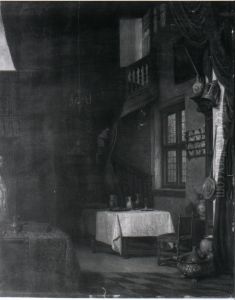 Taverne uit de XVIIe eeuw. Herinnering aan de Internationale Koloniale en Uitvoerhandel tentoonstelling, Amsterdam 1883 by David Van Der Kellen