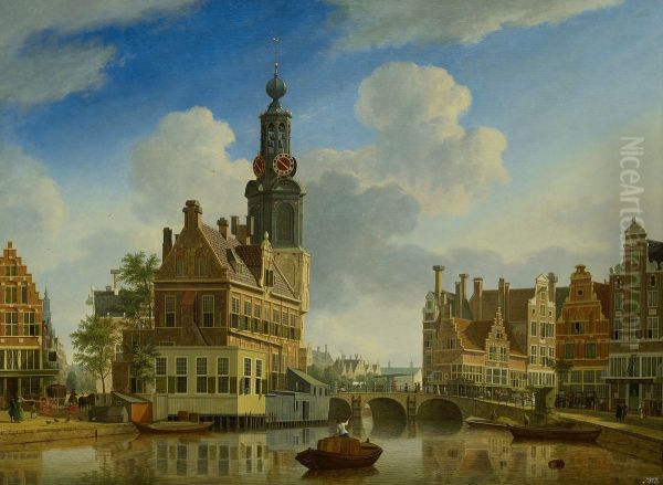 De Munttoren gezien van het Singel - view 1