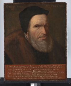 Joost Sybrantsz. Buyck (1505-1588)-Joost Sybrantsz. Buyck (1505-1588), ex-burgomaster of Amsterdam by Dirck Barendsz.