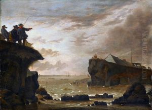 De doorbraak van de St. Anthonisdijk in 1651 by Jan Asselijn