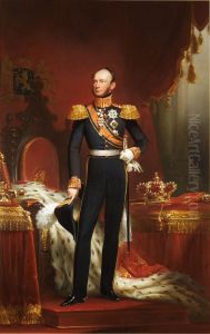 Portrait of King Willem II (1792-1849) by Jan Adam Kruseman