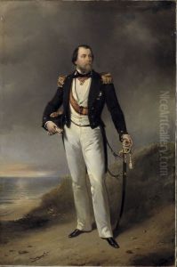 Portrait of king Willem III