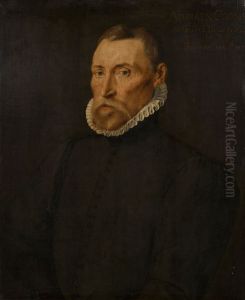 Adriaen R.L.M. Cromhout (ca. 1516-1588)-Adriaen R.L.M. Cromhout (ca. 1516-1588), burgomaster of Amsterdam by Dirck Barendsz.