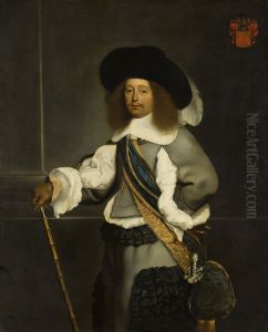 Portrait of Nicholaes Oetgens van Waveren (1622-1684) by Jan Gerritsz van Bronckhorst