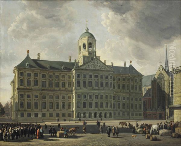 Het stadhuis op de Dam. - view 1