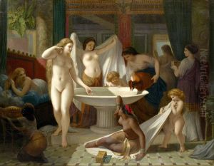 Jeunes Femmes au bain by Henri-Pierre Picou
