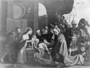 Adoration of the Magi by (studio of) Rubens, Peter Paul
