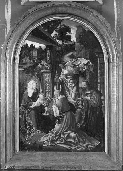 De aanbidding der koningen - view 1
