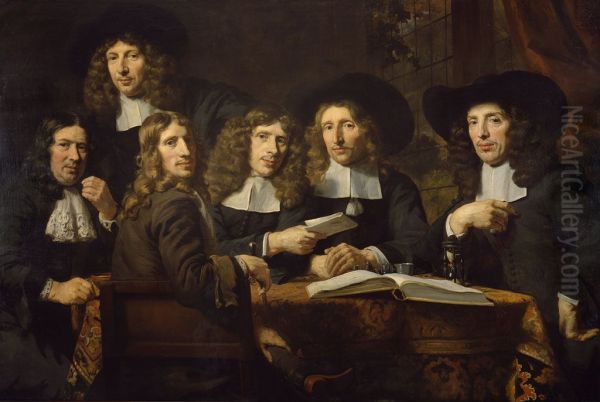 De overlieden van het Amsterdamse Chirurgijnsgilde-The Headmen of the Amsterdam Surgeons' Guild - view 1