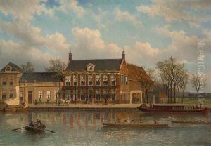 De Amstel bij de uitspanning Lokhorst