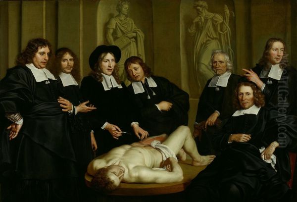 Anatomische les van Dr. Frederik Ruysch - view 1