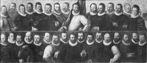 Schutters van de compagnie van kapitein Reynst Pietersz. en vaandrig Claes Claesz. Kruys