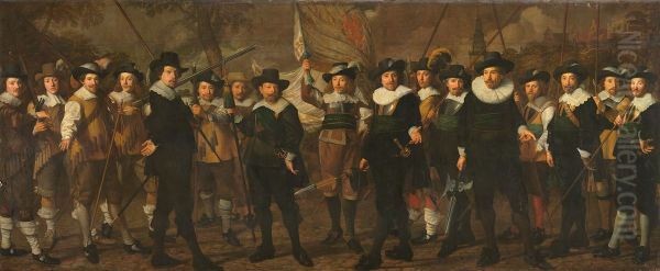 Schutters van de compagnie van kapitein Jacob Rogh en luitenant Anthonie de Lange-Korporaalschap van kapitein Jacob Rogh en luitenant Anthonie de Lange - view 1