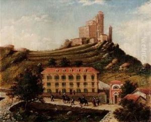 Veduta Di Paese by Guido Carmignani
