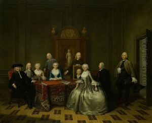 Jan de Bosch (1713-1785) en zijn familie by Tibout Regters
