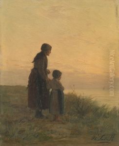 Op de duinen by Philip Sadee