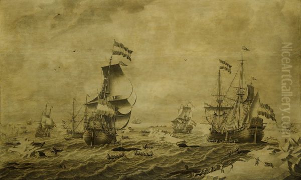 De walvisvloot van de Amsterdamse reder Gerrit Doornekroon-The Whaling Fleet of Gerrit Doornekroon, Shipowner of Amsterdam - view 1