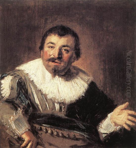 Portrait of Isaac Abrahamsz. Massa - view 1