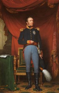 Portrait of King Willem I (1772-1843) by Charles Howard Hodges