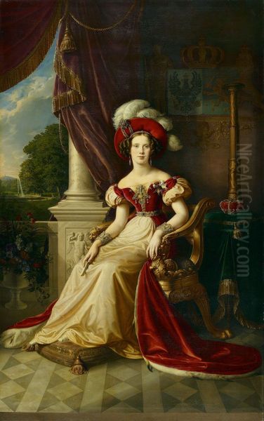Portrait of Princess Marianne of the Netherlands (1810-1883) - view 1