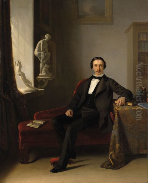 Abraham Willet aged 28 in his Study - view 1