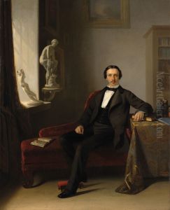 Abraham Willet aged 28 in his Study
