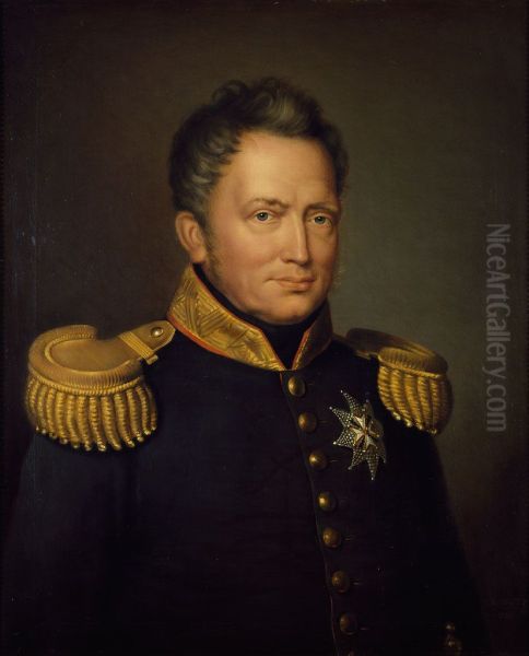 Portret van Willem I (1772-1843). Koning der Nederlanden-Willem I, King of the Netherlands - view 1