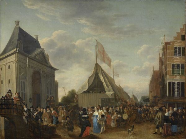 Fair at the Heiligwegpoort in Amsterdam - view 1