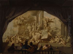 Allegorie op de roem van Amsterdam-Allegory of Amsterdam Allegorie op de roem van Amsterdam-Allegory of Amsterdam