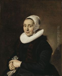 Okand kvinna by Frans Hals