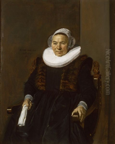 Portrait of an Elderly Woman, traditionally called Mevrouw Bodolphe - view 1