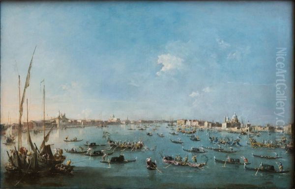 Regatta on the Giudecca Canal - view 1