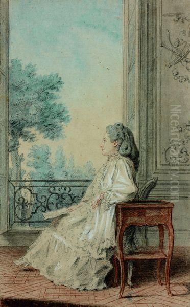 Portrait D'elizabeth De La Borde, Comtesse D'angivillier - view 1