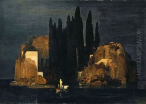 Die Toteninsel by Arnold Bocklin