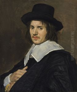 Portret van een zittende man