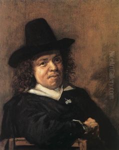 Portrait of Frans Jansz. Post (1612-1680). by Frans Hals