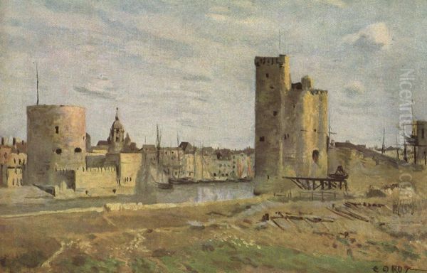 La Rochelle, The Harbour Entrance - view 1