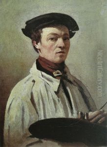 Self-portrait by Jean-Baptiste Camille Corot