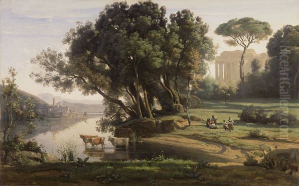 Italian Landscape (Site d'Italie, Soleil Levant) - view 1
