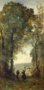 Reminiscence of the Beach of Naples by Jean-Baptiste Camille Corot