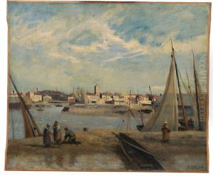 Dunkirk, view of the fishing port
