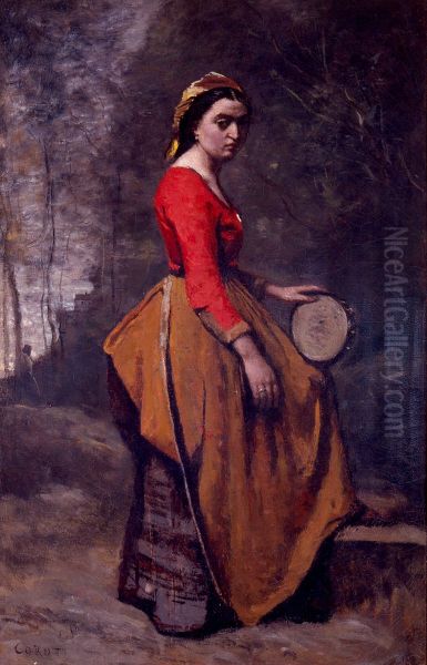 Bohemienne avec tambourin - view 1