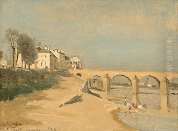 Bridge on the Saone River at Macon - view 1