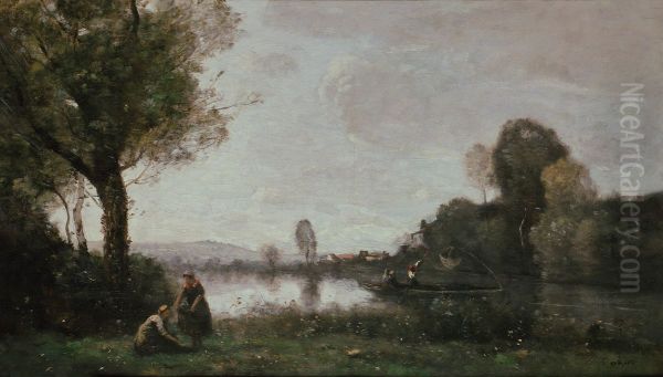 Seine Landscape near Chatou - view 1