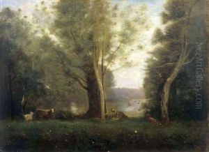 Landscape by Jean-Baptiste Camille Corot