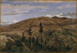 Mountains in Auvergne by Jean-Baptiste Camille Corot