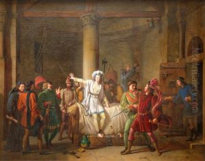 Jeanne d'Arc prisonniere a Rouen.