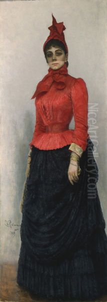 Portrait of Baroness V.I. Ikskul von Hildenbandt - view 1