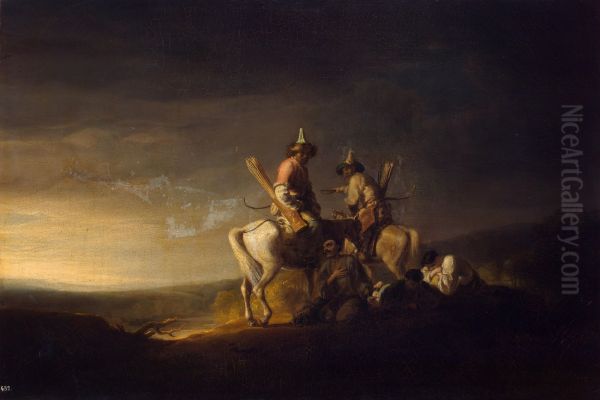 The Bashkirs Escorting Prisoners - view 1